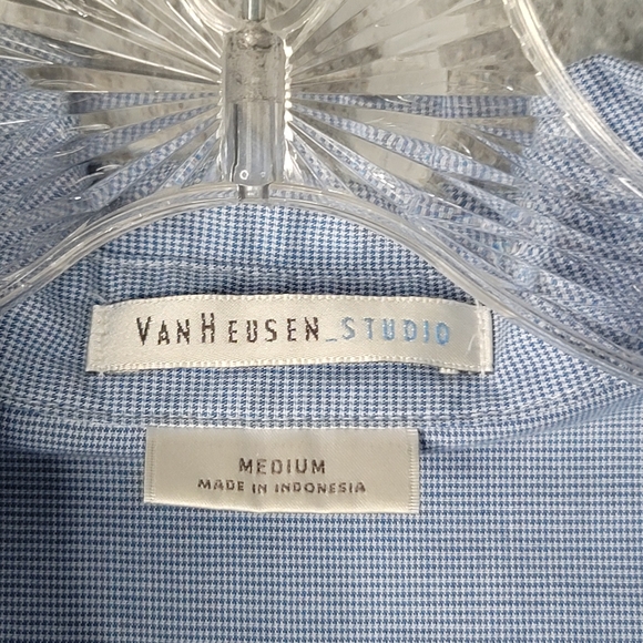 Van Heusen Studio Ruffled Ranchwear Western Blouse Button Down Women's Size M - Picture 10 of 14